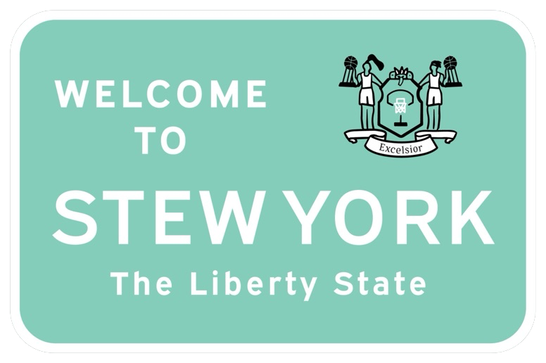 Welcome to Stew York sticker